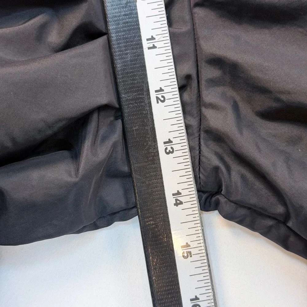Vintage In Play Knee Zip Warm Up Pants USA Black Red Nylon Large 30 Inseam